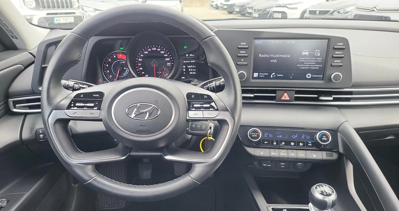 Hyundai Elantra cena 84900 przebieg: 26431, rok produkcji 2021 z Nisko małe 211